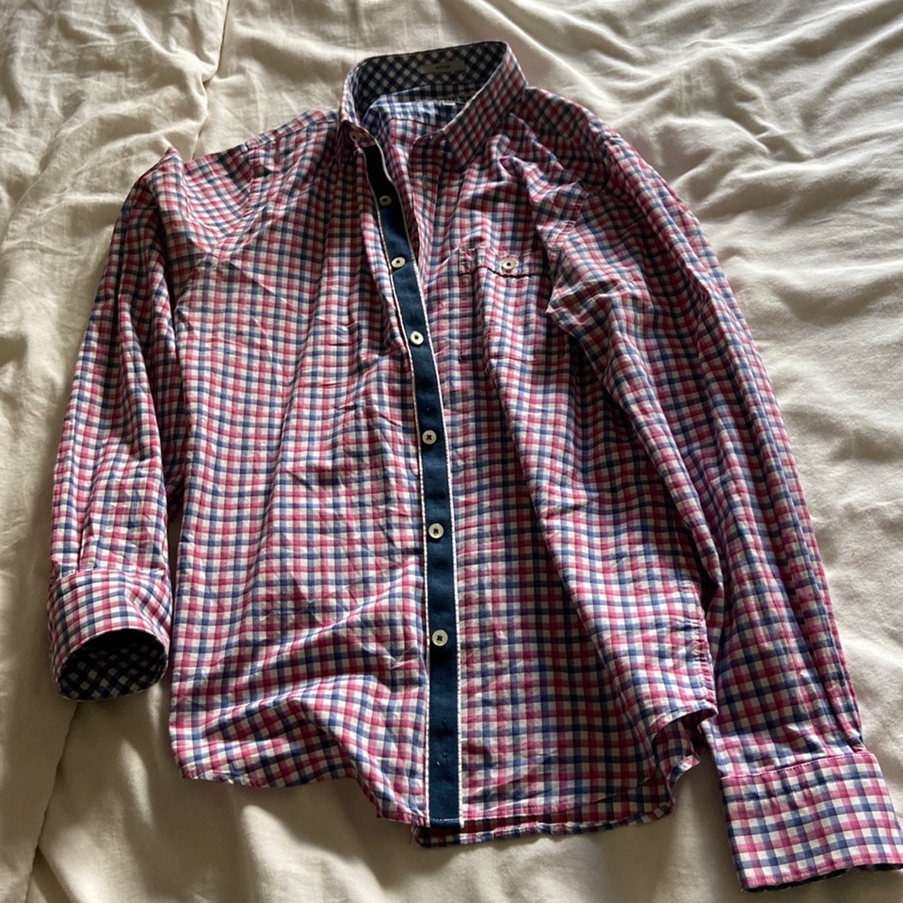 Express fitted 15-16 neck shirt